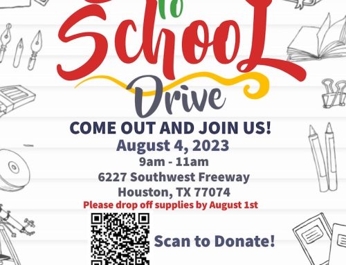 HPD South Gessner “Gulfton” Storefront Back to School Drive, Aug. 4