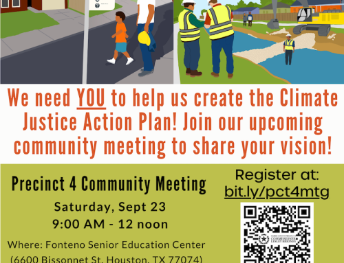 Help Precinct 4 to create the Climate Justice Action Plan