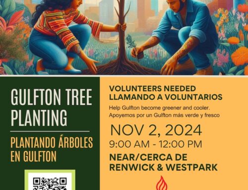 Gulfton Tree Planting – Volunteers Needed, Nov. 2