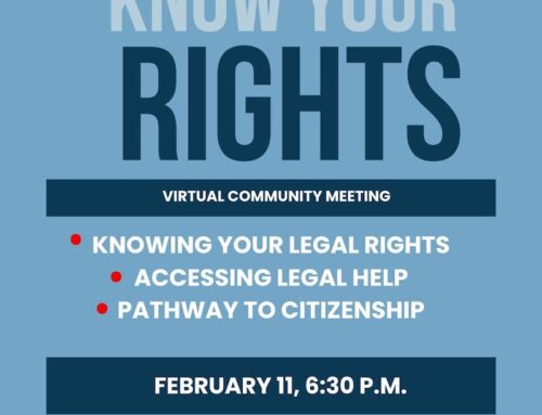 Know Your Rights – Virtual Community Meeting, Feb. 11