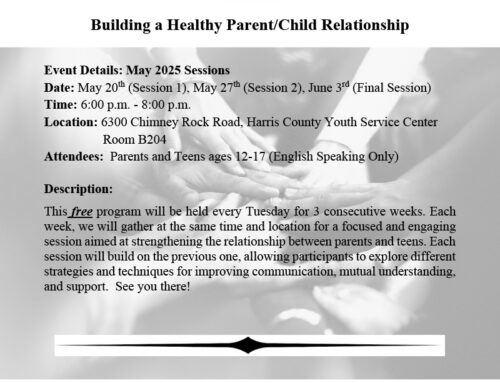 The TRIAD Intake Program Presents: Building a Healthy Parent / Child Relationship