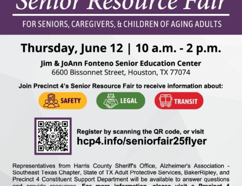 Precinct 4: Senior Resource Fair, Tomorrow June 12