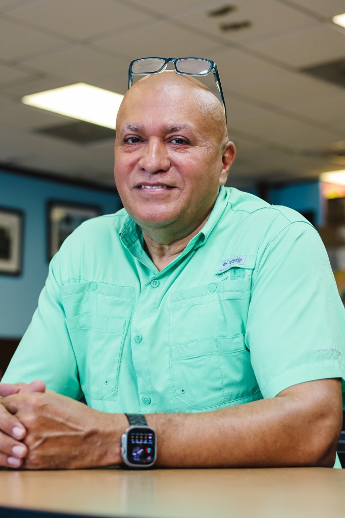 Manuel del Ángel, owner of Tacos El Jaibo, at his restaurant on Bellaire Blvd. in Gulfton. A native of Tampico, Mexico, Manuel has been serving the community for nearly two decades.
